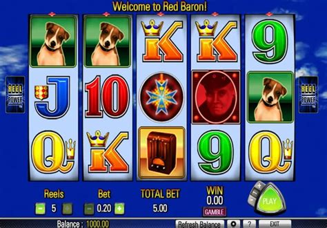 red baron slots real money